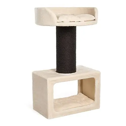 Produktbild: CanadianCat Company | Kratzbaum Carleton | Katzenbaum Kratzstamm | ca. 60 x 60 x 106 cm | Beige