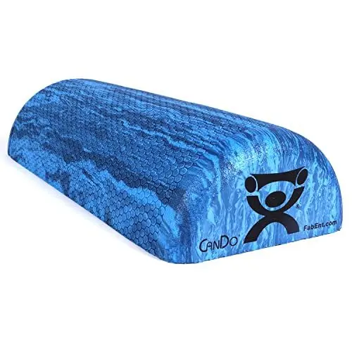 Produktbild: CanDo EVA Schaumstoffrolle halbrund (feuchtigkeits- und bakterienabweisend), Trainingsrolle - Pilates, Physio, Yoga, Fitness, 31 x 15 x 10 cm