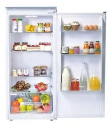 Produktbild: Candy CIL 220 EE/N Einbau-Kühlschrank/Schlepptürtechnik/Eintürig/Nische 122 cm/LED-Beleuchtung / 163 Liter / 1 Gemüseschubladen / 4 Glasplatten