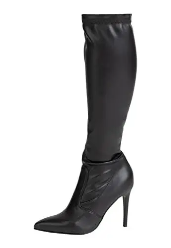 Produktbild: caissa Damen Lederstiefel, Schwarz, 39 EU