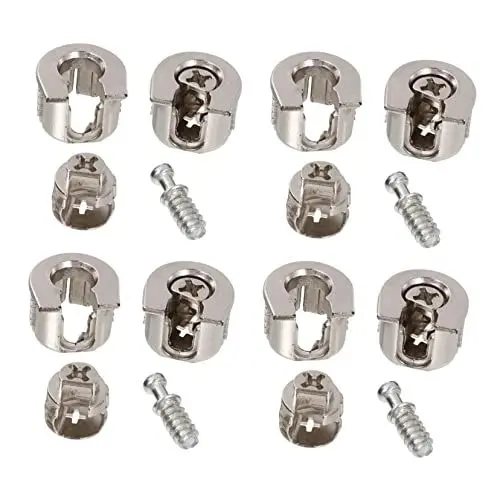 Produktbild: CANIGHT Möbelverbinder Set 10 Stück Verbinder Für Schränke Aus Legiertem Stabil Leicht Zu Montieren Für Holzbauteile