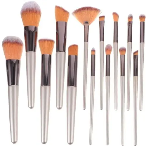 Produktbild: CANIGHT 14-teiliges Schminkpinsel-set Mit Kunststoffgriff Verschiedene Kosmetikpinsel Beauty-produkte Für Make-up