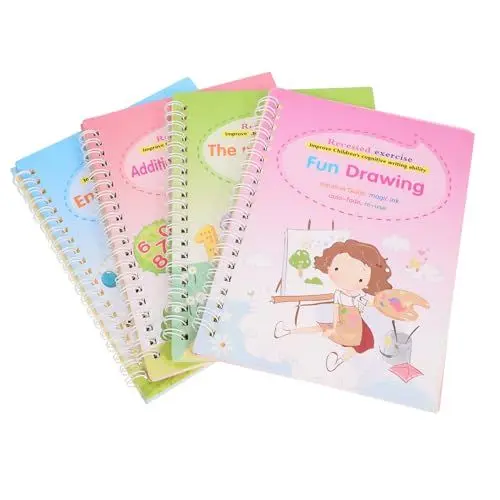 Produktbild: CANIGHT 1 Satz Englisch-Übungsheft Nachzeichnen von Schreibbüchern Kalligraphie-Übungsbuch kalligraphie übungsheft kaligraphie übungsheft Schreibübungen für Kleinkinder Kinderheft Eisen