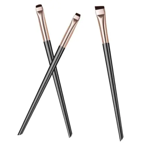Produktbild: CANIGHT Satz Mit Abgewinkeltem Eyeliner-pinsel Augenbrauenpinsel Professionelle Schönheitskosmetik-tools Für Augen-make-up Concealer-tool Eyeliner-tool