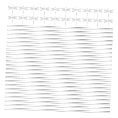 Produktbild: CANIGHT Transparente Acryl-pflanzenstäbe Pflanzenstützstäbe Stammstützstangen Käfigstützen Gartenzubehör Für Kletterpflanzen