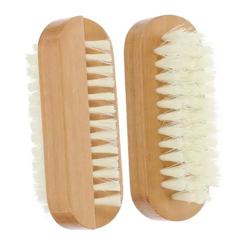 Produktbild: CANIGHT 2St Gel-Nagelpinsel Fingernagel-Peeling-Bürste Nagelbürste zum Reinigen der Fingernägel Nagelstaubbürste handbürste handwaschbürste Zehennagelbürste Nagelreiniger Lotusbaum