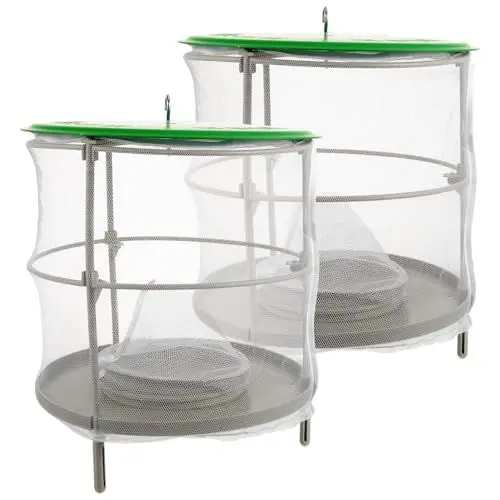 Produktbild: CANIGHT 2St Outdoor fliegenfalle trauermücken Falle insektenfalle Insect Trap Hängender Fliegenkäfig Käfige zum Fangen von Insekten hängender Fliegenfänger Ranch Fliegenfänger Gittergewebe