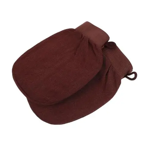 Produktbild: CANIGHT 2St Peeling-Handschuhe Körperbürste Badeversorgung Duschgel Duschhandschuhe peelinghandschuh peeling handschuhe Badeschaumhandschuhe Handschuhe für Körperbäder Rayon Coffee