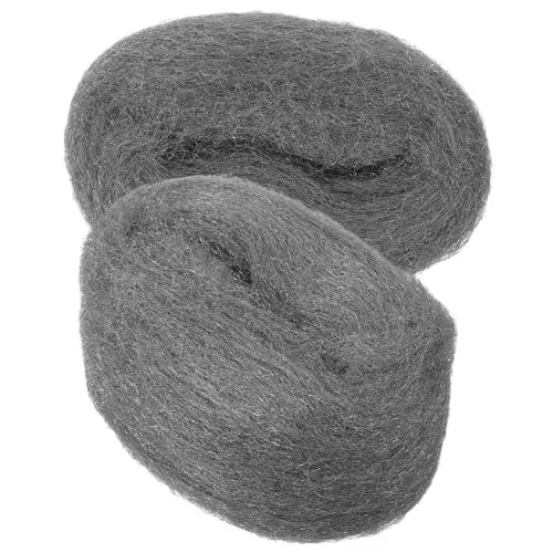 Produktbild: CANIGHT 2St Rolle aus Stahlwolle Drahtwolle für Fenster Stahlwolle polieren Drahtgitter grinds steel wool Schleifen Kachelwerkzeuge Drahtgeflecht für Fenster Wollstoff polieren Stahldraht