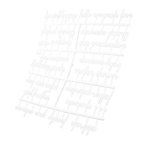 Produktbild: CANIGHT Filztafel-buchstaben-set 2 Sätze Kunststoffbuchstaben Für Buchstabentafeln