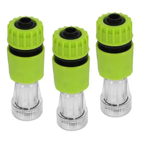 Produktbild: CANIGHT Verbindungsstücke 3er Set Hochdruckreiniger Schnellanschluss Fittings Wasser Schlauch Reparatur Set Waschmaschinen Schlauch Adapter Wasserhahn Schnellanschluss Adapter Für Auto Waschmaschine