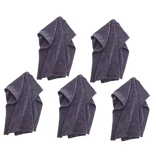 Produktbild: CANIGHT 5stücke Mikrofaser Handtücher Fleece Hochabsorbierende Badetücher Für Zuhause Schnell Trocknend Und Für Bad Spa Und Gäste