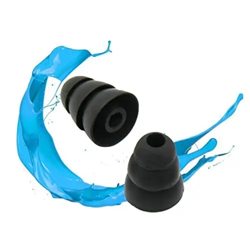 Produktbild: CANIGHT 5 Paar Ohrstöpselkappen Kopfhörer Ohrhörer-Tipps geräuschunterdrückendes Ohr Ohren on Ear Headset on Ear Headphones gehörschutzstöpsel Silikon-Ohrpolster Silikon-Ohrstöpsel