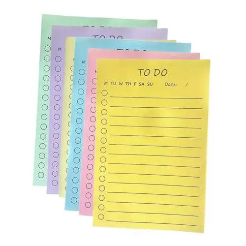 Produktbild: CANIGHT Haftnotizen Aus Dickem Material Notizblöcke Linierte Notizblöcke Selbstklebend Für Studenten