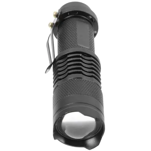 Produktbild: CANIGHT 7W Q5 Mini LED Taschenlampe Wasserdichte Zoomfähige Taschenlampe Mit 300 Lumen Für Outdoor Aktivitäten Ideal Für Notfälle Camping Und Haushalt