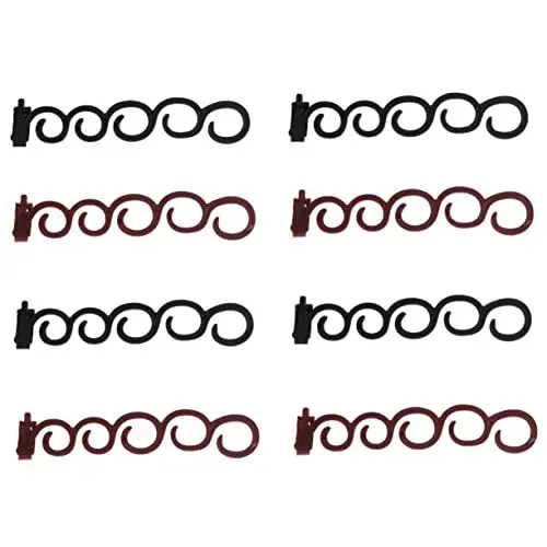 Produktbild: CANIGHT 8 Paar Fischgräten-pferdeschwanz-haarflechtwerkzeug Styling Für Haartypen Einfach Zu Verwenden Zu Reinigen