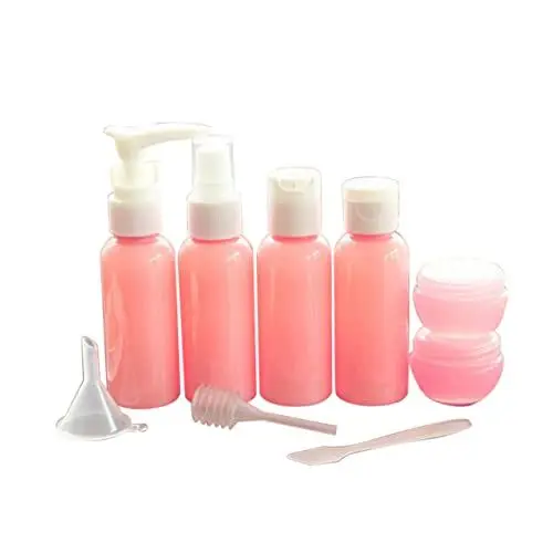 Produktbild: CANIGHT Reise-toilettenartikel-flaschen-set 9-teilig Nachfüllbar Shampoo Lotion Creme Flaschen Kunststoff