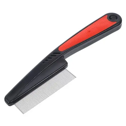 Produktbild: CANIGHT Frisierkamm Mit Feinen Zähnen Für Schuppenentfernung Professioneller Haarkamm Aus Edelstahl Und Kunststoff Zum Verteilen Von Haarprodukten Und Kreieren Von Präzisen Frisuren
