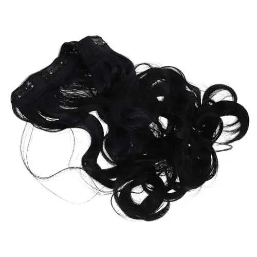 Produktbild: CANIGHT Perücke Echthaar Flauschige u Förmige Perücke Braune Haarverlängerungen Haarklammern Für Haarverlängerungen Haarverlängerungen Für Kurzes Haar Echthaarverlängerungen Hair Extensions Haarteil