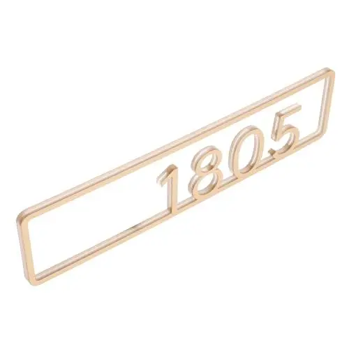 Produktbild: CANIGHT Hausnummernschild Aus Acryl Für Tür Oder Briefkasten Hausnummer Und Adressnummer Installieren Robustes Material