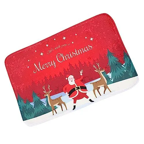Produktbild: CANIGHT Home Decor Matten willkommene Haustürmatte dekorative Matte weihnachtliche Fußmatten weihnachtsdeko Teppich für Eingang rutschhemmer rutschfeste Bodenmatte Partygeschenk Eva-Schaum