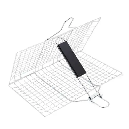 Produktbild: CANIGHT BBQ-Picknick-grillgestell Tragbarer Grillkorb Fischgrillkorb Zum Kochen Im Freien