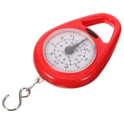 Produktbild: CANIGHT Kleine Mini Gepäckwaage 50kg Tragbare Digitale Angelwaage Mit LCD Display Kompakte Kofferwaage Für Reisen Schwarz Handliche Kofferwaage Für Reisen