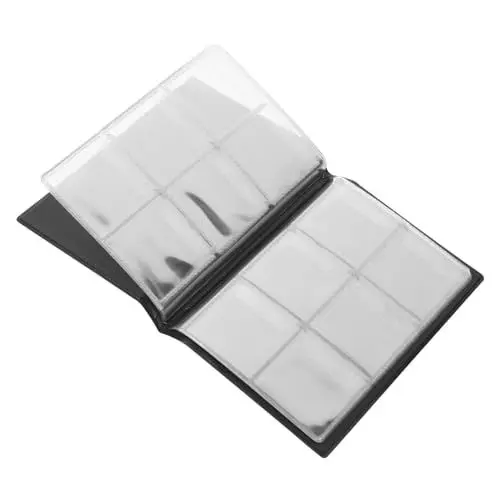 Produktbild: CANIGHT Münzsammelbuch Gedenkmünzensammelbuch Rose Black Münzaufbewahrungsbuch Münzorganisator Münzsammlungsbestand Münzhalter Dekor organizer playmakers Münzschutzalbum Münzschutzbuch Pu