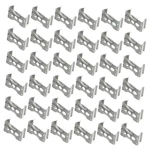 Produktbild: CANIGHT Professionelle T5 Lichtrohrklemmen 100 Stück Praktische Lampenröhrenhalterung Für Lichtleisten Und Lampenröhren Ideal Für DIY Beleuchtungsprojekte