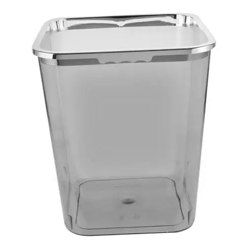 Produktbild: CANIGHT durchsichtiger Mülleimer kommerzielle Mülleimer Mülltonne im Schlafzimmer Mülleimer im Badezimmer garbage disposal streugutbehälter waste bin Mülleimer aus Plastik Katzenklos pp