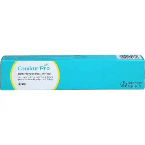 Produktbild: CANIKUR PRO zur Unterstützung der natürlichen Darmflora – Diät-Ergänzungsfuttermittel für Hunde und Katzen 30ml