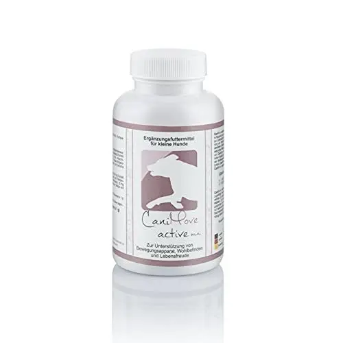 Produktbild: CaniMove Active mini (für kleine Hunde) mit 10 Heilkräuter-Extrakten für Bewegungsfreude und Tierwohl (100 Tabletten)