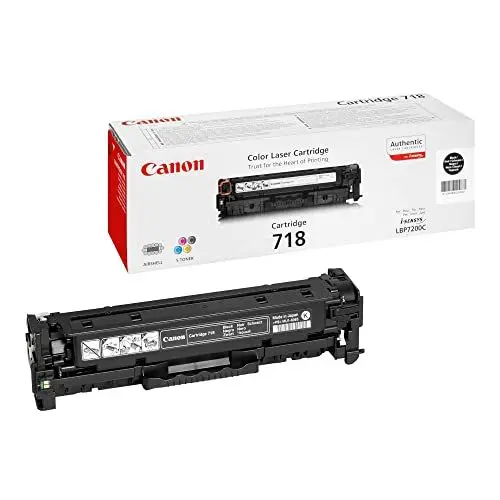 Produktbild: Canon 718 Bk original Toner Schwarz für ISensys Laserdrucker