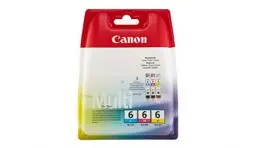 Produktbild: Canon BCI 6 3 original Tintenpatrone Cian/Magenta/Amarillo für Pixma Drucker iP3000 iP4000 iP4000R iP5000 iP8500