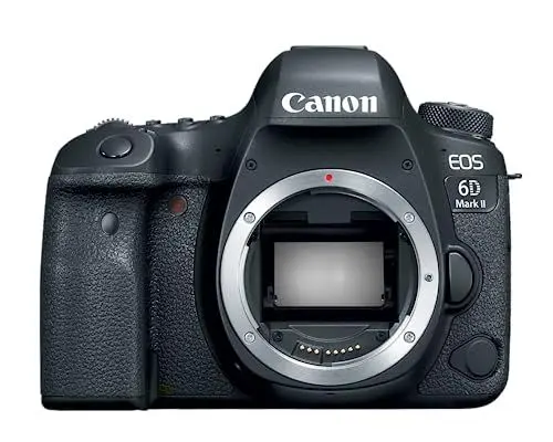 Produktbild: Canon Canon EOS 6D Mark II Digital SLR Camera BodyFi Enabled Gepäckschloss 2 Centimeters Schwarz (Black)