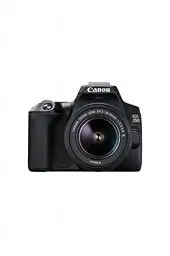 Produktbild: Canon EOS 250D Digitalkamera - mit Objektiv EF-S 18-55mm F4-5.6 IS STM (24, 1 Megapixel, 7, 7 cm (3 Zoll) Vari-Angle Display, APS-C-Sensor, 4K, Full-HD, DIGIC 8, WLAN, Bluetooth), schwarz