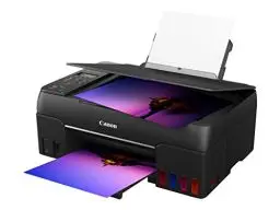 Produktbild: Canon PIXMA G650 MegaTank Drucker Tintenstrahldrucker Scanner Kopierer (4.800 x 1.200 dpi, Fotodrucker 10x15 cm,, LC Display, WLAN, Wireless Printing, Auto Power On/Off) schwarz
