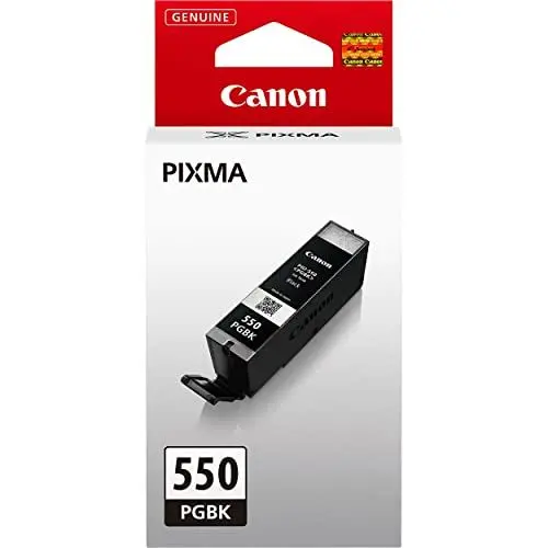 Produktbild: Canon Originaltinte PGI-550 PGBK, Größe Standard, Segment Schwarz, Recyclebare Verpackung