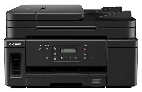 Produktbild: Canon PIXMA GM4050 MegaTank Drucker nachfüllbar Tintenstrahl S/W Multifunktionsgerät DIN A4 (schwarzweiß Drucker, Scanner,Kopierer, WLAN, USB, LAN, Duplex, gr. Tank, niedrige Kosten/Seite) schwarz