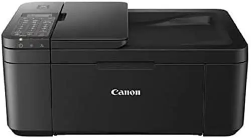 Produktbild: Canon PIXMA TR4550 Drucker Farbtintenstrahl Multifunktionsgerät DIN A4 (Farbdruck, Scanner, Kopierer, Fax, 4 in 1, 4.800 x 600 dpi, USB, WIFI, WLAN, Duplexdruck, Print App), schwarz