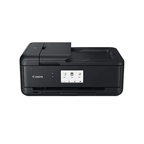 Produktbild: Canon PIXMA TS9550a Drucker Farbtintenstrahl Multifunktionsgerät DIN A4 A3 (Drucker A3, Scanner, Kopierer, 5 Separate Tinten, WLAN, LAN, Print App, 2 Papierzuführungen, Duplexdruck) schwarz