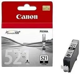 Produktbild: Canon Tintenpatrone CLI-521 BK - schwarz 9 ml - Original für Tintenstrahldrucker