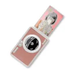 Produktbild: Canon Zoemini S Sofortbildkamera Mini Fotodrucker digital 8 MP (Sucher, Ringblitz/ LED Blitz, Micro SD Kartenslot, Print App, ZINK-Druck tintenfrei, Sofortdruck, Fernauslöser) rose gold