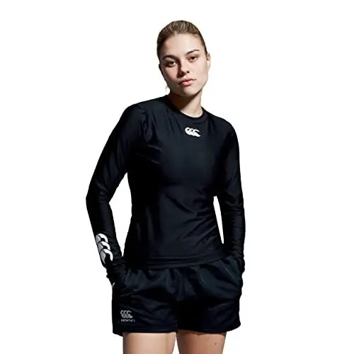 Produktbild: Canterbury Damen Oberteil Thermoreg Base Layer Langarm-Unterhemd, Schwarz, L, E646845-989-L