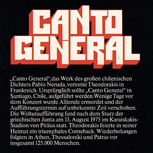 Produktbild: Canto General