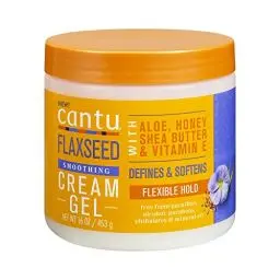 Produktbild: CANTU - Flaxseed Smoothing Cream Gel - Einfache Anwendung - Lang anhaltend - Ideale Haarpflege, 453 ml