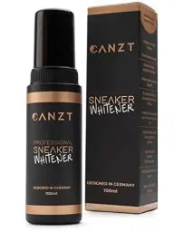 Produktbild: Canzt Professional Sneaker Whitener - Der Premium Shoe Whitener, der weiße Schuhe & Sohlen wiederbelebt | Flüßige Schuhcreme für weiße Sneaker & Schuhe