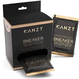 Produktbild: Canzt Sneaker Wipes – Reinigungstücher für Schuhe & Sneaker – Sneaker Reiniger für Leder, Stoff & weiße Sneaker – 30 einzeln verpackte Feuchttücher