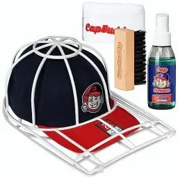 Produktbild: Cap Washer und Cap Cleaner Set Mega Bündel für alle Basecaps inklusive New Era und Flexfit Einsprühen Abbürsten und ab in die Spülmaschine Tab rein und Laufen Lassen im Cap Buddy trocknen