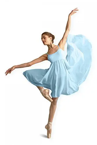 Produktbild: Capezio Damen Camisole Empire Dress Tanzkleider Für Erwachsene, Blau - Lt Blue, M EU